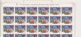 Canada Volledig Vel Kerstvignetten Jaar 1975  3 Scans - Autres & Non Classés