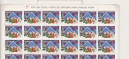 Canada Volledig Vel Kerstvignetten Jaar 1975  3 Scans - Altri & Non Classificati