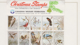 Canada  Volledig Vel Kerstvignetten Ten Voordele Van De Natuur 3 Scans - Autres & Non Classés