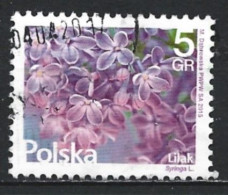 Poland 2015. Scott #4205 (U) Flowers, Lilacs  *Complete Issue* - Usados