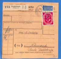 Allemagne Republique Federale 1954 Carte Postale De Puderbach (G18837) - Storia Postale