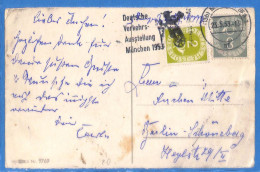 Allemagne Republique Federale 1953 Carte Postale De Munchen (G18838) - Lettres & Documents