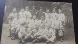 WWI SAINT BRIEUC CARTE PHOTO GROUPE SOLDAT DU 154 EME 32 EME CIE EDOUARD LAVOISIER   /  PONTRIEUX S LIEUT ABBE VIENNE - Saint-Brieuc