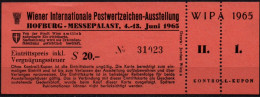 AUTRICHE 1965 - Abarten & Kuriositäten