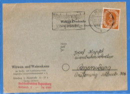 Allemagne Republique Federale 1952 Carte Postale De Regensburg (G18850) - Briefe U. Dokumente