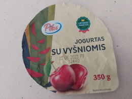 Lithuania Yogurt Top   2023 - Opercules De Lait