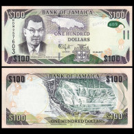 Jamaica 100 Dollars, 2017, P-95d, Hybrid, UNC (B/1-2 - Giamaica