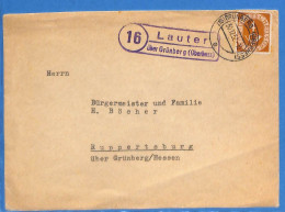 Allemagne Republique Federale 1952 Lettre De Grunberg (G18869) - Cartas & Documentos