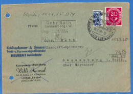 Allemagne Republique Federale 1954 Lettre De Bad Bergzabern (G18870) - Cartas & Documentos