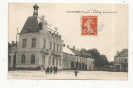 JC, Cp, 86, PLEUMARTIN, Place De L'hôtel De Ville , Voyagée 1916 - Pleumartin