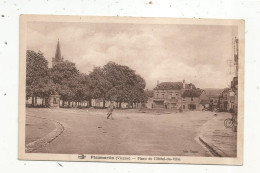 JC, Cp, 86, PLEUMARTIN, Place De L'hôtel De Ville , écrite 1937 - Pleumartin