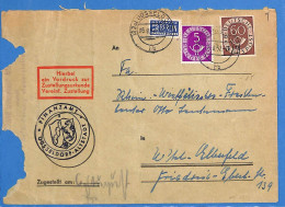 Allemagne Republique Federale 1952 Lettre De Dusseldorf (G18879) - Cartas & Documentos