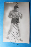 Boksen Bokser Boxeur Boxing Boxer  " Rob. WIENER "   Fotokaart Photo HALLEUX Berchem - Boxe