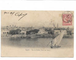 Port Said 1905 .Mouchon 10c. Vue De Boulaq - Brieven En Documenten