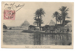 Port Said 1905 .Mouchon 10c. Les Bords Du Nil A Assouan - Brieven En Documenten