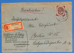 Allemagne Republique Federale 1952 Lettre Einschreiben De Gifhorn (G18889) - Cartas & Documentos