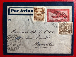 Indochine, Entier-Avion TAD SNOUL, Cambodge 18.4.1940, Pour La France - (C061) - Cartas & Documentos