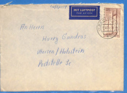 Berlin West 1956 Lettre Par Avion De Berlin (G18893) - Lettres & Documents