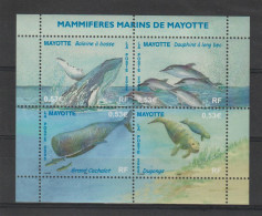 Mayotte 2005 Mammifères Marins 173-176, 4 Val ** MNH - Nuevos