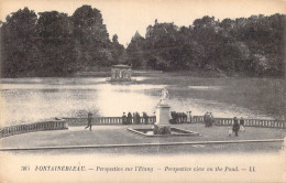 FRANCE - 77 - Fontainebleau - Perspective Sur L'Etang - Carte Postale Ancienne - Fontainebleau