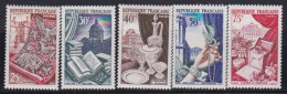 France  .  Y&T   .    970/974    .    **  (973: *)  .    Neuf Avec Gomme Et SANS Charnière - Unused Stamps