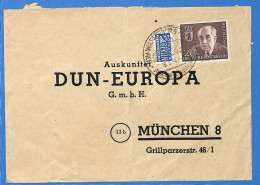 Berlin West 1954 Lettre De Wasserburg (G18908) - Lettres & Documents