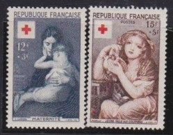 France  .  Y&T   .    1006/1007    .    **    .    Neuf Avec Gomme Et SANS Charnière - Unused Stamps