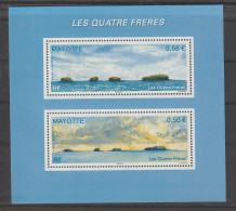 Mayotte 2009 Ilots Des 4 Frères 228-229, 2 Val Ou BF 6 ** MNH - Neufs