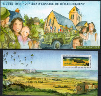 FRANCE - 70e Anniversaire Du Débarquement Feuillet Souvenir - Blocs Souvenir