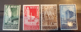 386 Tot 389** Wereldtentoonstelling 1934 Aan Spotprijs - 1934-1935 Leopoldo III