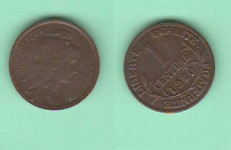 Francia France 1 Centime 1920 - 1 Centime