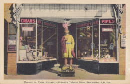 Canada CPA Sherbrooke Magasin De Tabac Kinkead Kinkead's Tobacco Store Cigars Pipes SHERBROOKE 1947 (2 Scans) - Sherbrooke