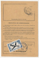 FRANCE - 12 Ordres De Réexpédition, Affranchis Timbres Avions Dont 5,00F Caravelle, Combinaisons Diverses - Covers & Documents