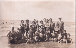 BAIGNEUSE ET BAIGNEUR(CARTE PHOTO) - Nuoto