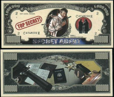 USA - FANTASY NOTE - SECRET  AGENT - UNC - Autres & Non Classés