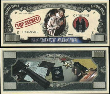 USA - FANTASY NOTE - SECRET  AGENT - UNC - Other & Unclassified
