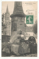 JC, Cp, 86, PLEUMARTIN,  A LA FONTAINE, Voyagée 1909 - Pleumartin