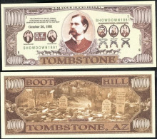 USA - FANTASY NOTE - TOMBSTONE - UNC - Other & Unclassified