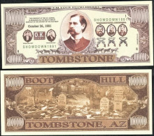 USA - FANTASY NOTE - TOMBSTONE - UNC - Otros & Sin Clasificación