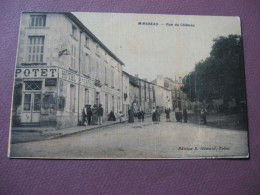 CPA 21 MIREBEAU SUR BEZE Rue Du Chateau CARTE TOILEE ANIMEE - Mirebeau