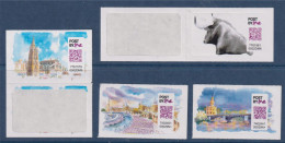 Poste Privée Espagnole 4 Timbres Adhésifs Post By.me Neuf 1.80€ Unité - Variedades & Curiosidades