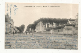 JC, Cp, 86, PLEUMARTIN, Route De CHATELLERAULT,  écrite 1915 - Pleumartin