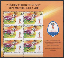 Soccer World Cup 2018 - Football - ROMANIA - Sheet MNH - 2018 – Russland