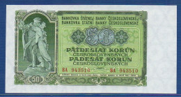 CZECHOSLOVAKIA - P.85a – 50 Korún Československých 1953 UNC, S/n BA943510 - Czechoslovakia