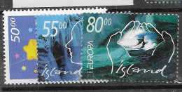 Iceland Cept Europa Mnh ** 2000 And 2001 5,5 Euros - Ungebraucht