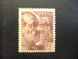 IFNI 1948 FRANCO ESPAÑA HABILITADO IFNI EDIFIL 43 ** MNH YVERT 35 ** MNH - Guinea Española