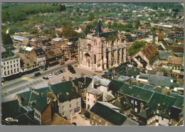 CPM 27 - Le Neubourg - Vue Générale Aérienne Du Centre Et De L'église - Le Neubourg