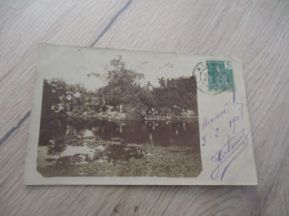 1907 Carte Photo Viêt-Nam Indochine Hanoï Jardin Cachet Chine Shangaï Tien-Tsin Chine Bureau Français - Vietnam