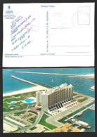 Postcard With Mechanical Obliteration From Marinotel Vilamoura, From Quarteira In 1989. Algarve. Rare. 2 Sc. Postkarte - Hotel- & Gaststättengewerbe