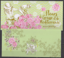 FRANCE - Fleurs De Grasse Et De Méditerrannée Feuillet Souvenir - Blocs Souvenir